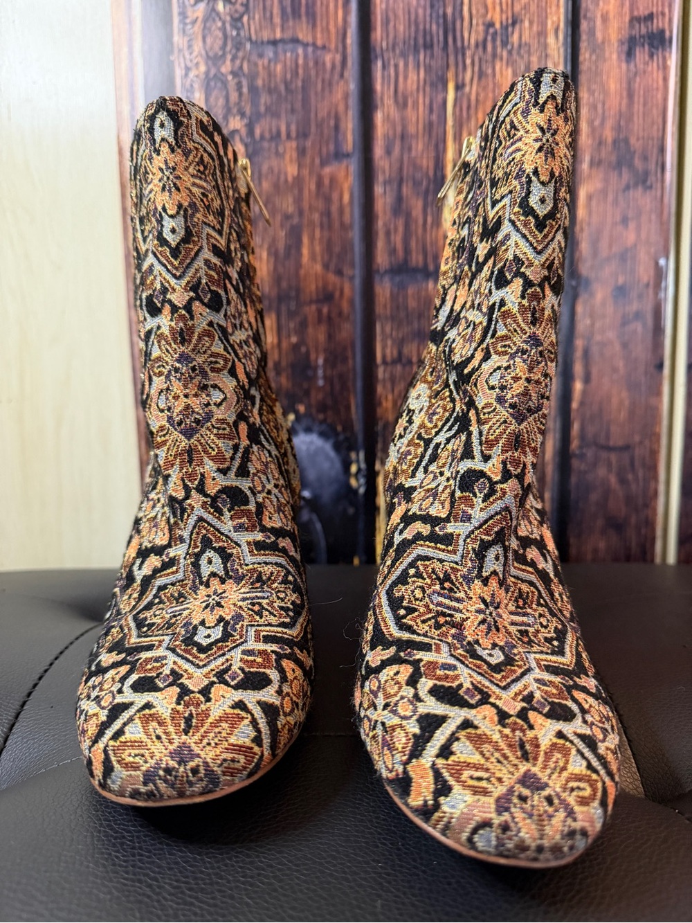 Sam Edelman Corra Tapestry Heeled Boot • Size 9 - Picture 3 of 5